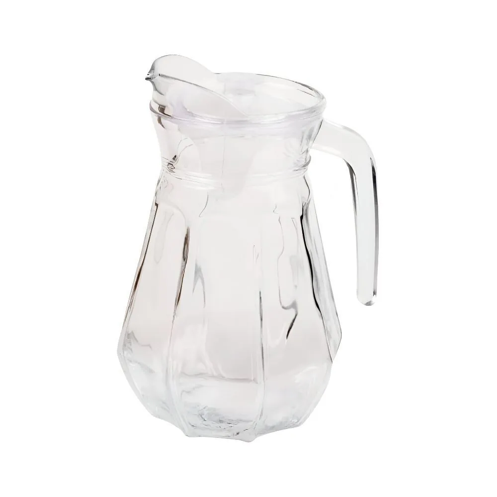 Jarra com Tampa Diamante 1 Litro - Transparente