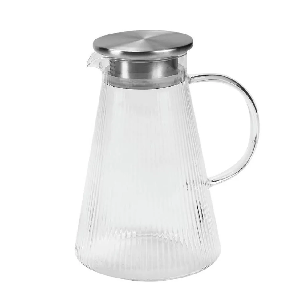 Jarra com Tampa Inox Titanium 1,6 Litros