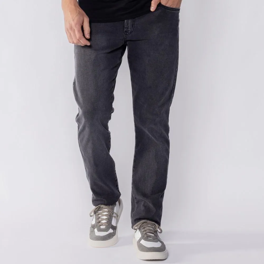 Calça Jeans Masculina Slim Thing Preto Estonado
