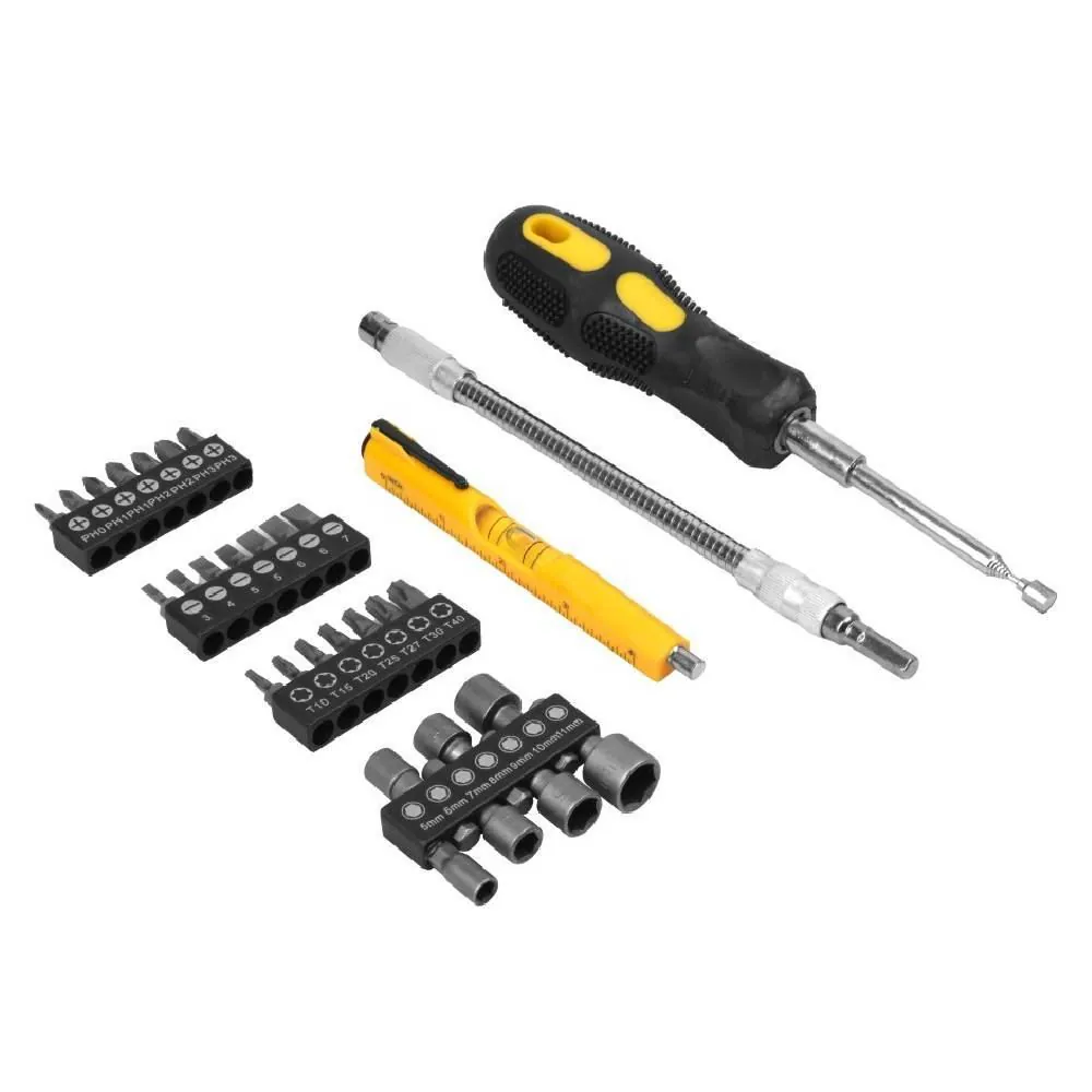 Jogo Chaves com Bits 32 Peças Master Tools - ST78338