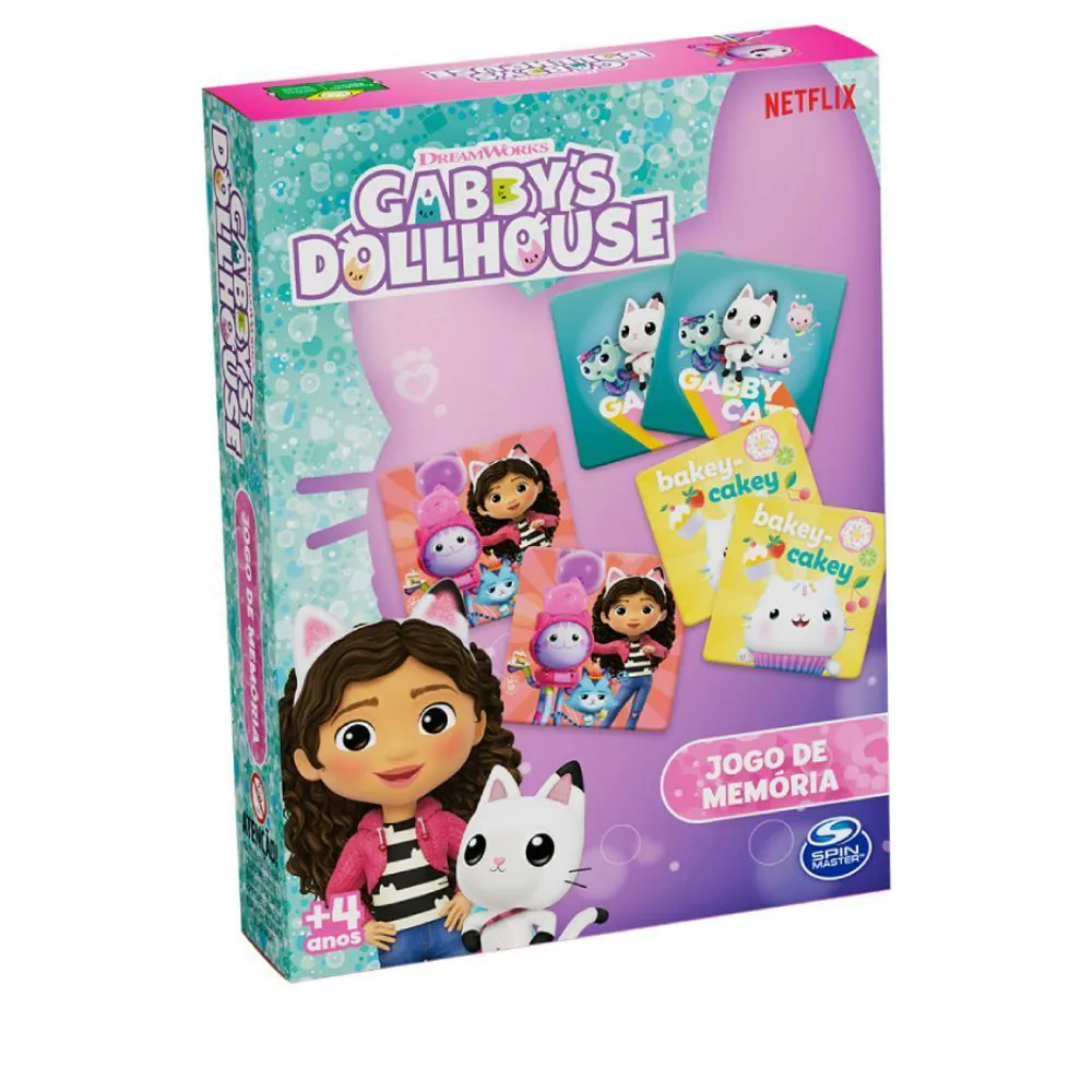 Jogo da Memoria Gabbys Doll House Grow - 04375