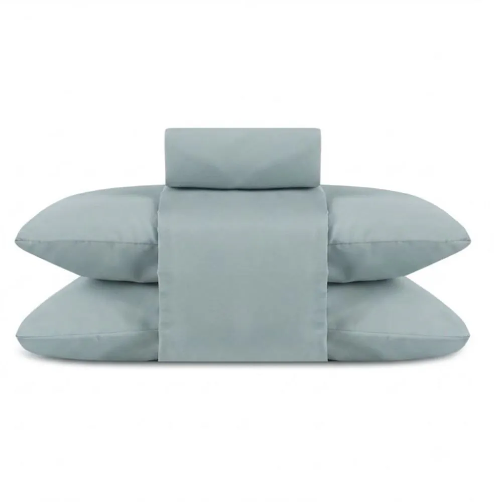 Jogo de Cama Casal Elegance Liso 4 pçs - Verde Suculenta