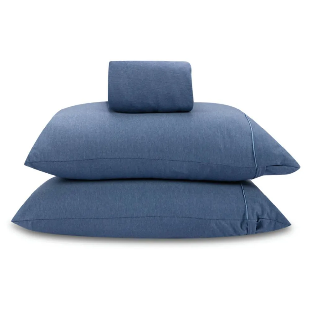 Jogo de Cama King Urban Confort 3 pçs - Azul Lua