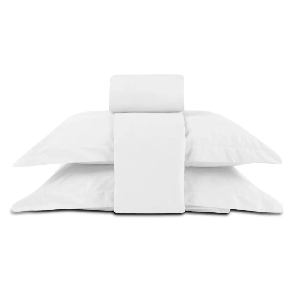 Jogo de Cama King 4 Peças Buona Fortuna - Branco