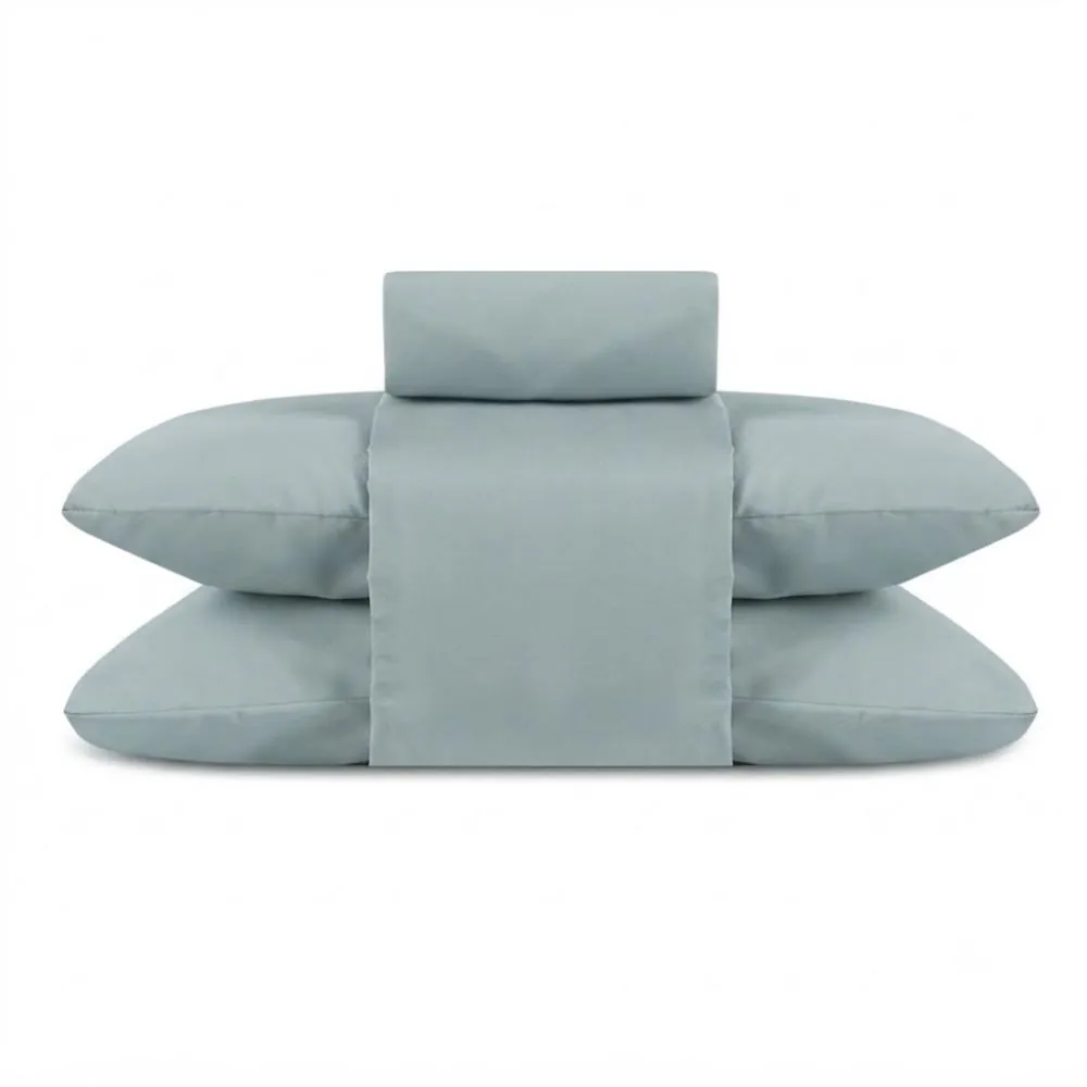 Jogo de Cama King Elegance Liso 4 Peças - Verde Suculenta
