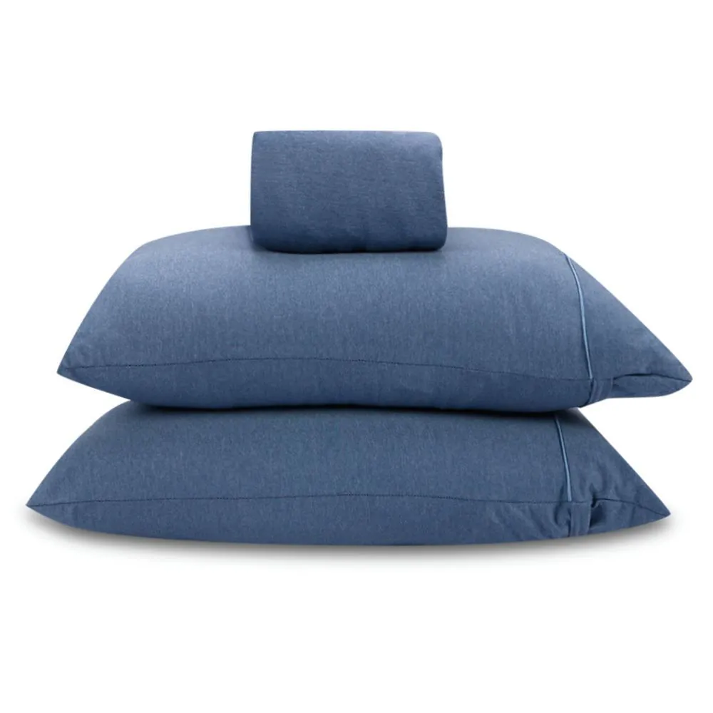 Jogo de Cama Queen Urban Confort 3 pçs - Azul Lua