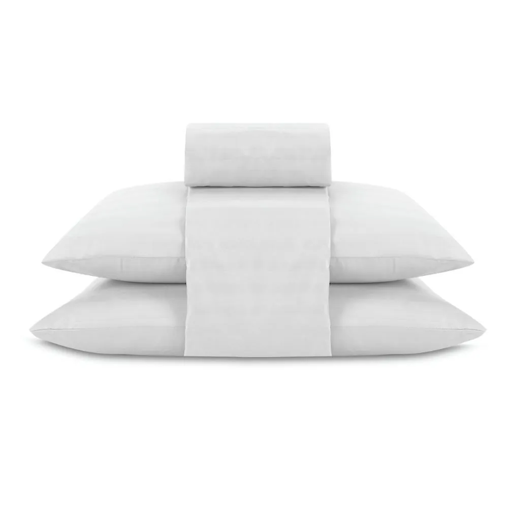 Jogo de Cama Queen 4 Peças Stripe Firenze - Branco