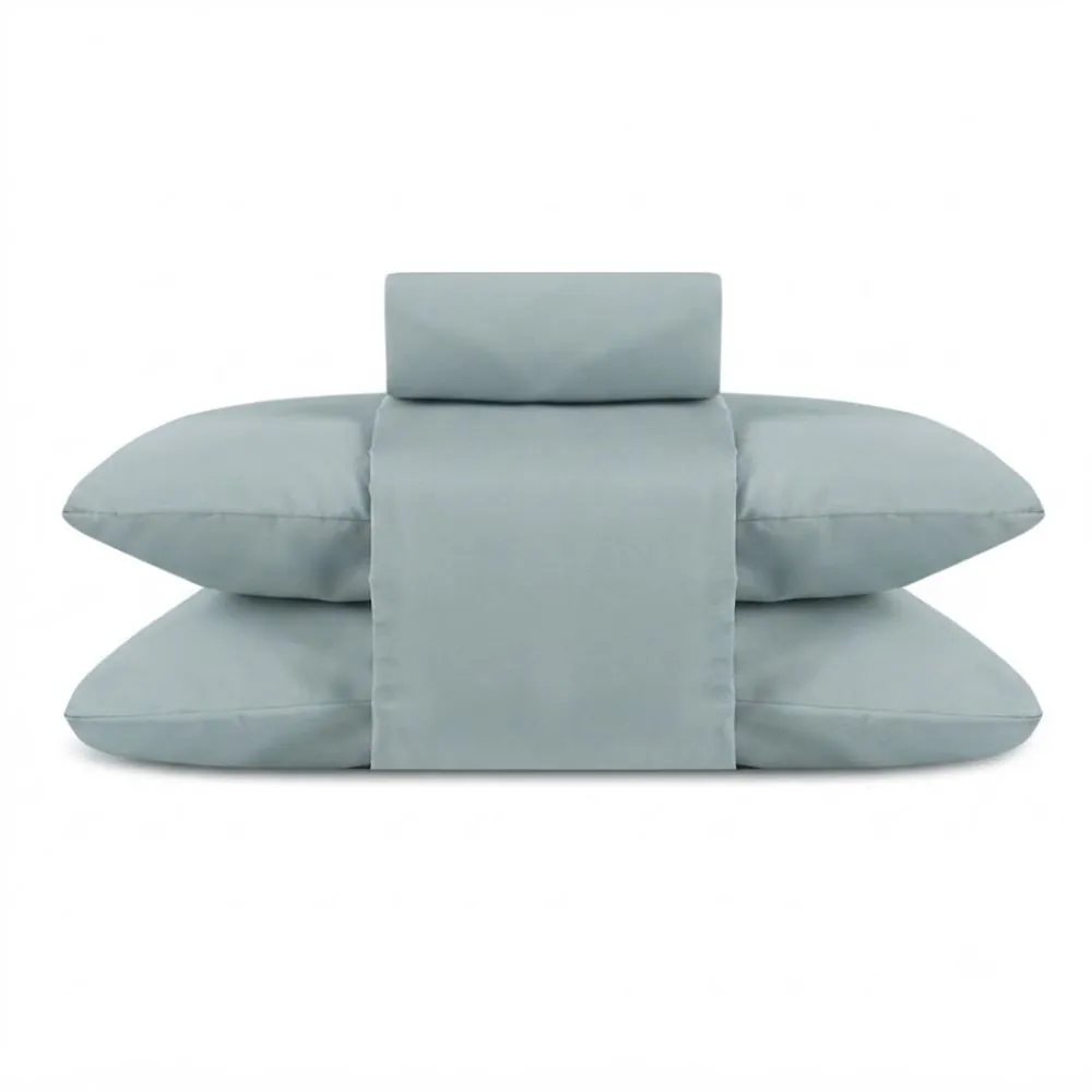 Jogo de Cama Queen Elegance Liso 4 Peças - Verde Suculenta