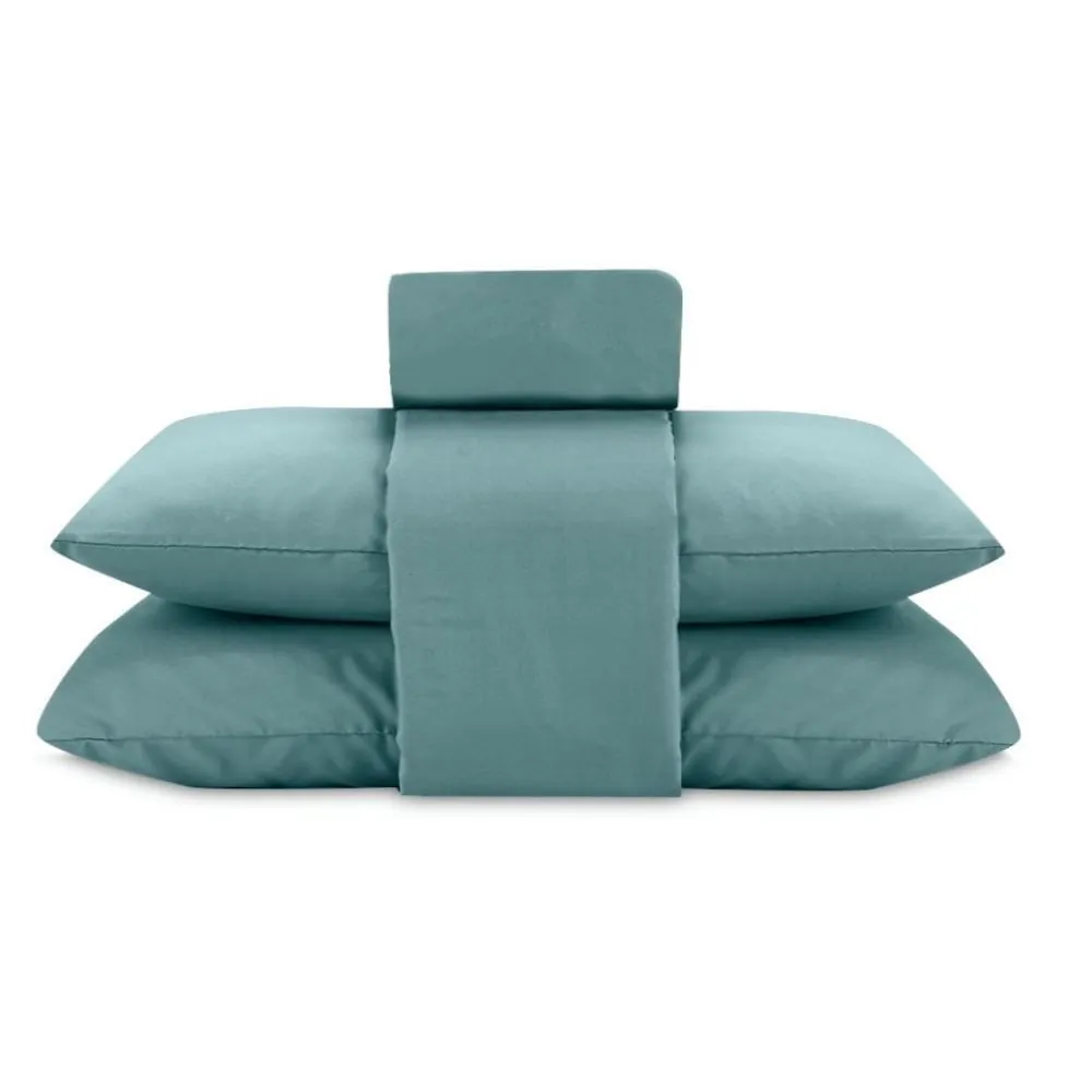 Jogo de Cama Queen Elegance Liso 4 Peças - Verde