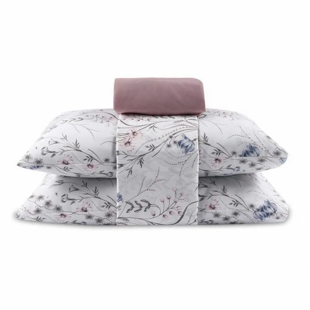Jogo de Cama Queen Elegance 4 pçs - Antique Boeme Marfim
