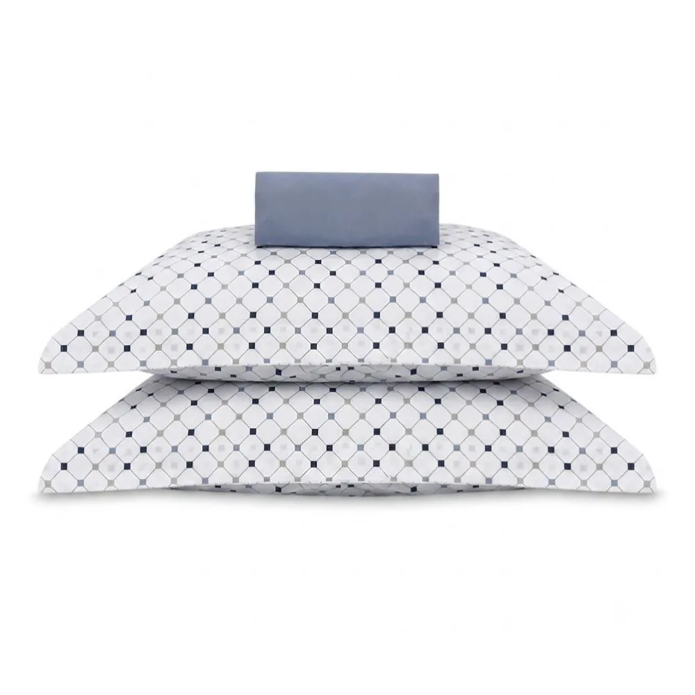 Jogo de Cama Queen Percal Buona Fortuna 3 pçs - Patrick Azul