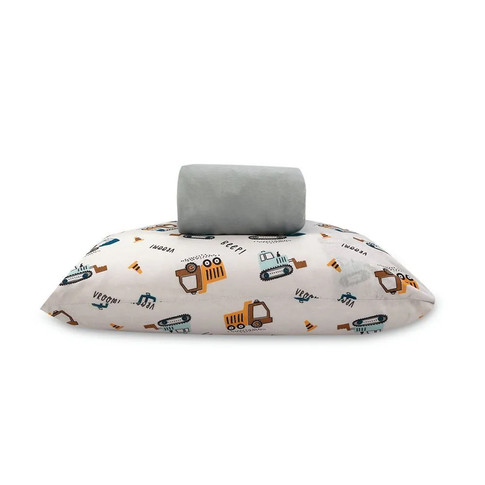 Jogo de Cama Solteiro Kids Malha Solecasa by Kids 2 pçs - Máquinas