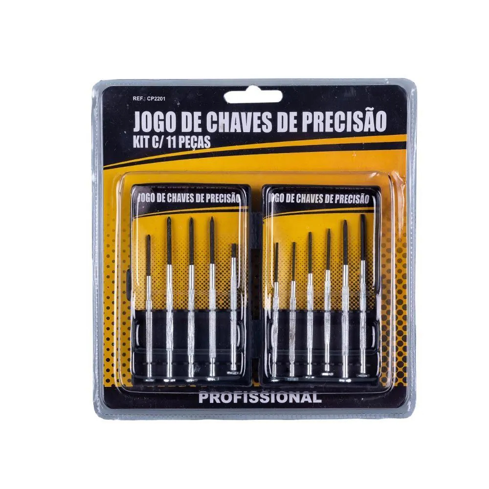 Jogo de Chaves Precisão 11 Peças Meghazine - CP2201