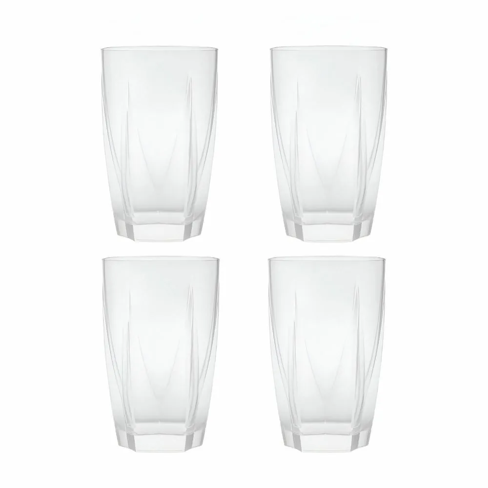 Jogo de Copos Nadir Estela 4 Peças - 460ml