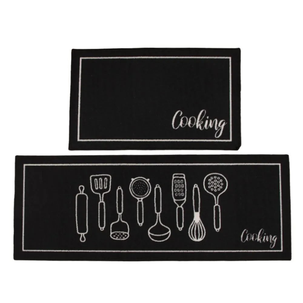 Jogo de Cozinha Veneza 2 Peças - Preto Cooking