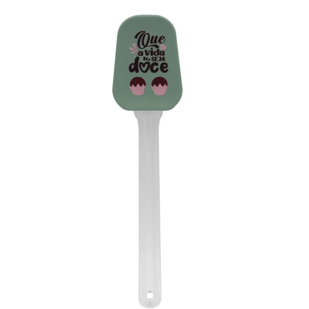 Jogo de Espátula e Fouet de Silicone Vida Doce - 2 Peças