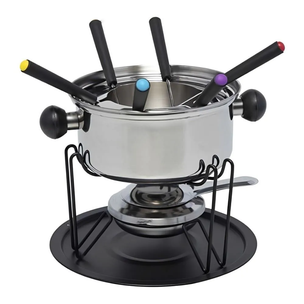 Jogo de Fondue Inox Casita - 11 Peças