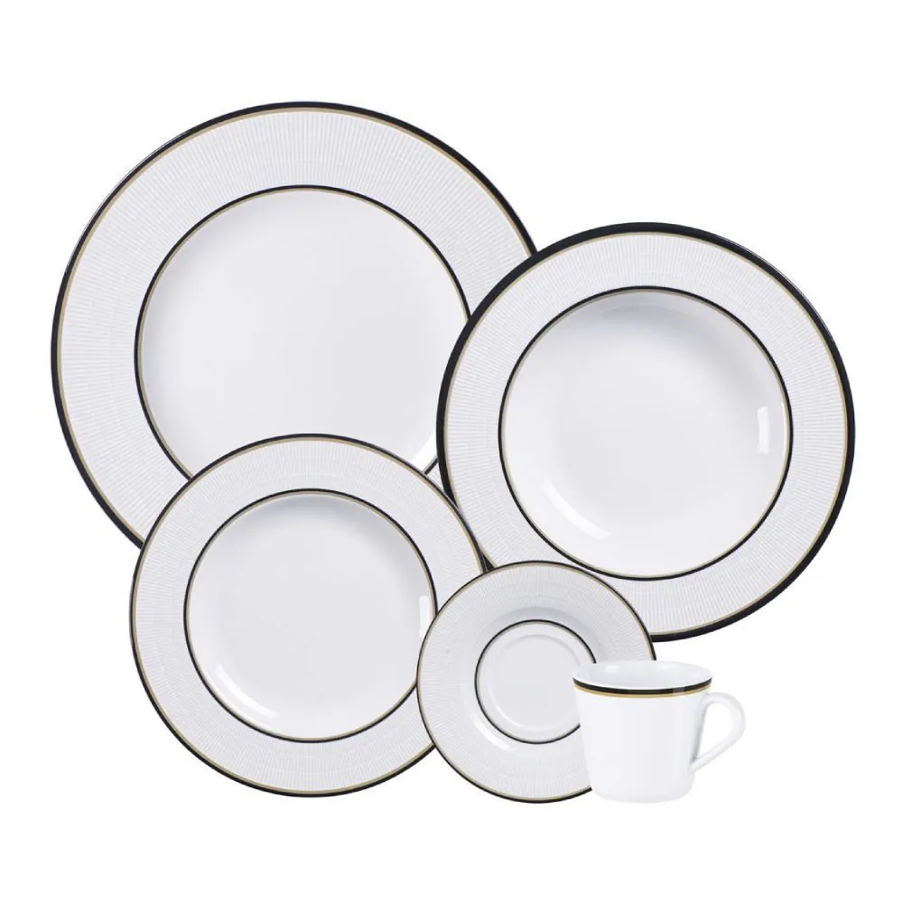 Jogo de Jantar Tramontina Sienna 20 Peças - Porcelana