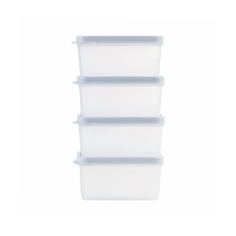 Jogo de Potes Herméticos Essencial Dup 250 ml - 4 Peças