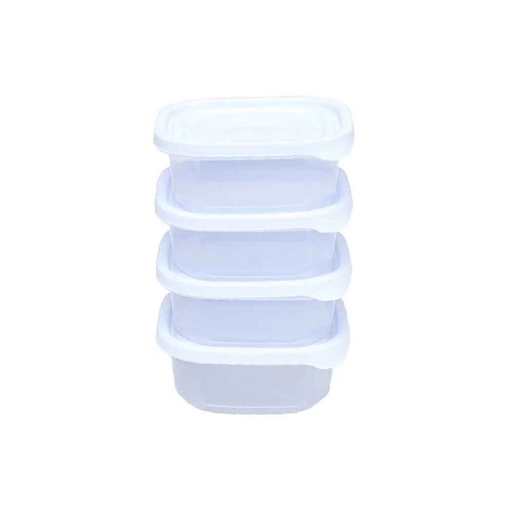 Jogo de Potes Mais Plasvale 250 ml - 4 Peças