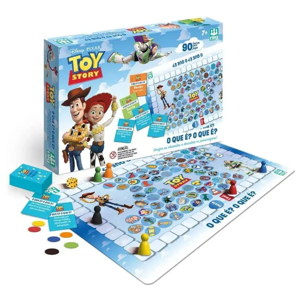 Jogo de Tabuleiro o Que É? o Que É? Toy Story Nig - 4136