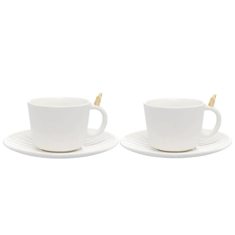 Jogo de Xícaras com Pires Colibri Wolff 170Ml - 4 Peças