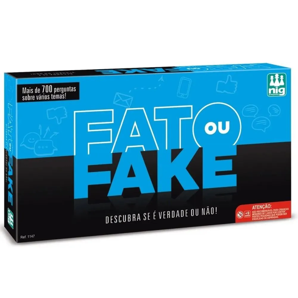 Jogo Fato Ou Fake Nig Brinquedos - 1147