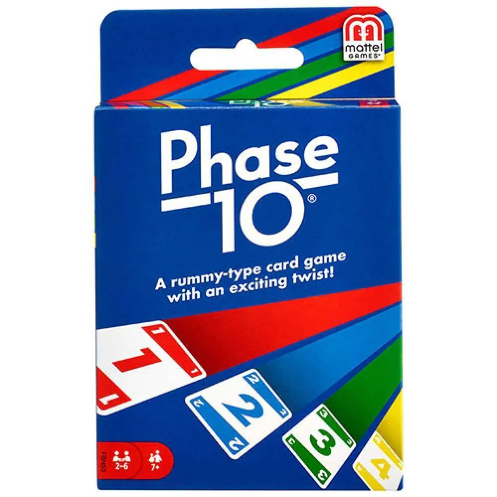 Jogo Phase 10 Card Game Mattel - W5800