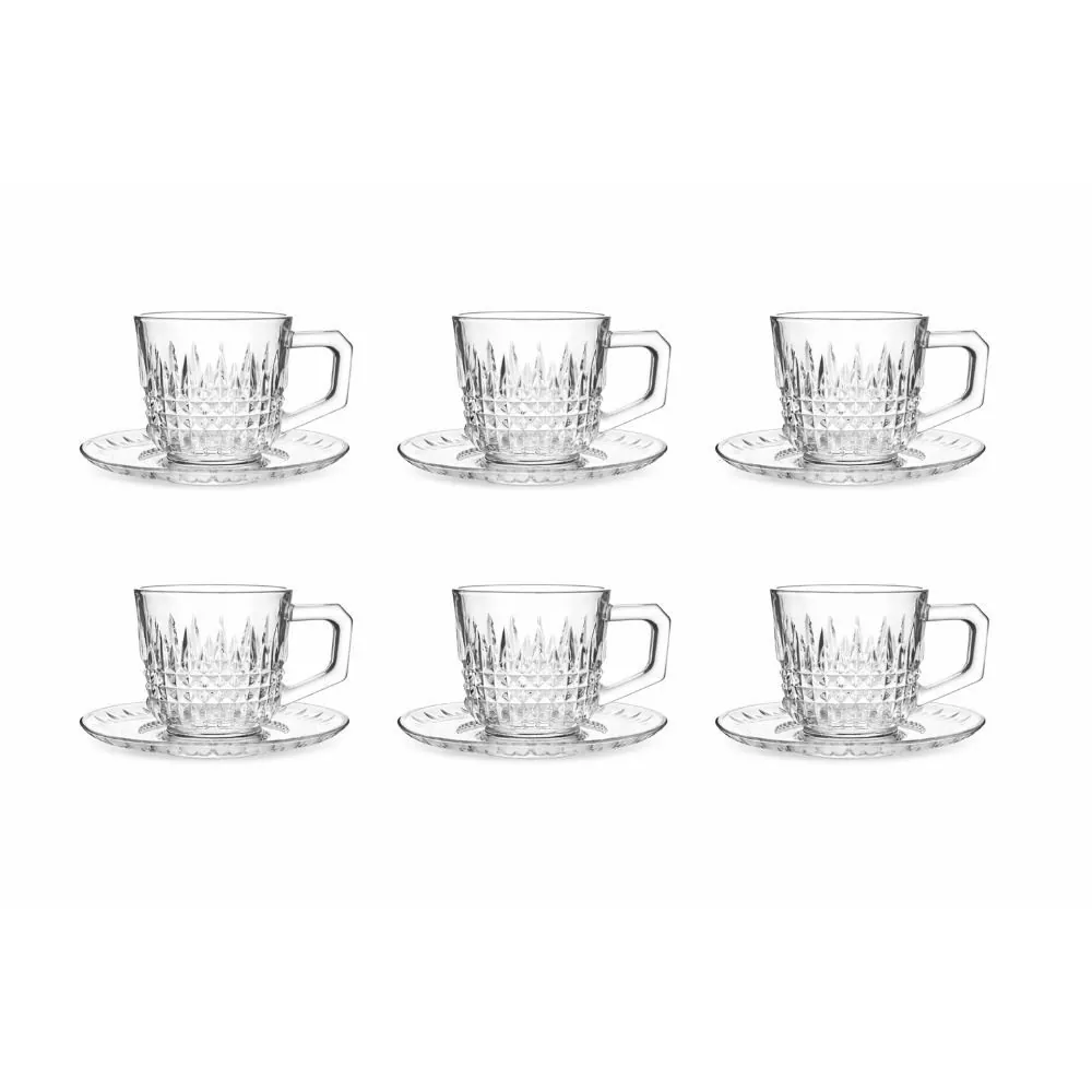Jogo de Xícaras para Café Spire 90Ml L'hermitage 12 Peças - Spire