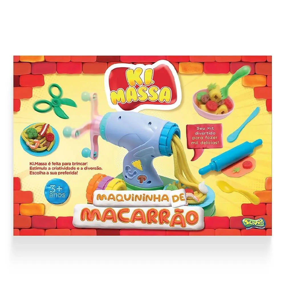 Ki Massa Maquininha de Macarrão Sunny Brinquedos - 3005
