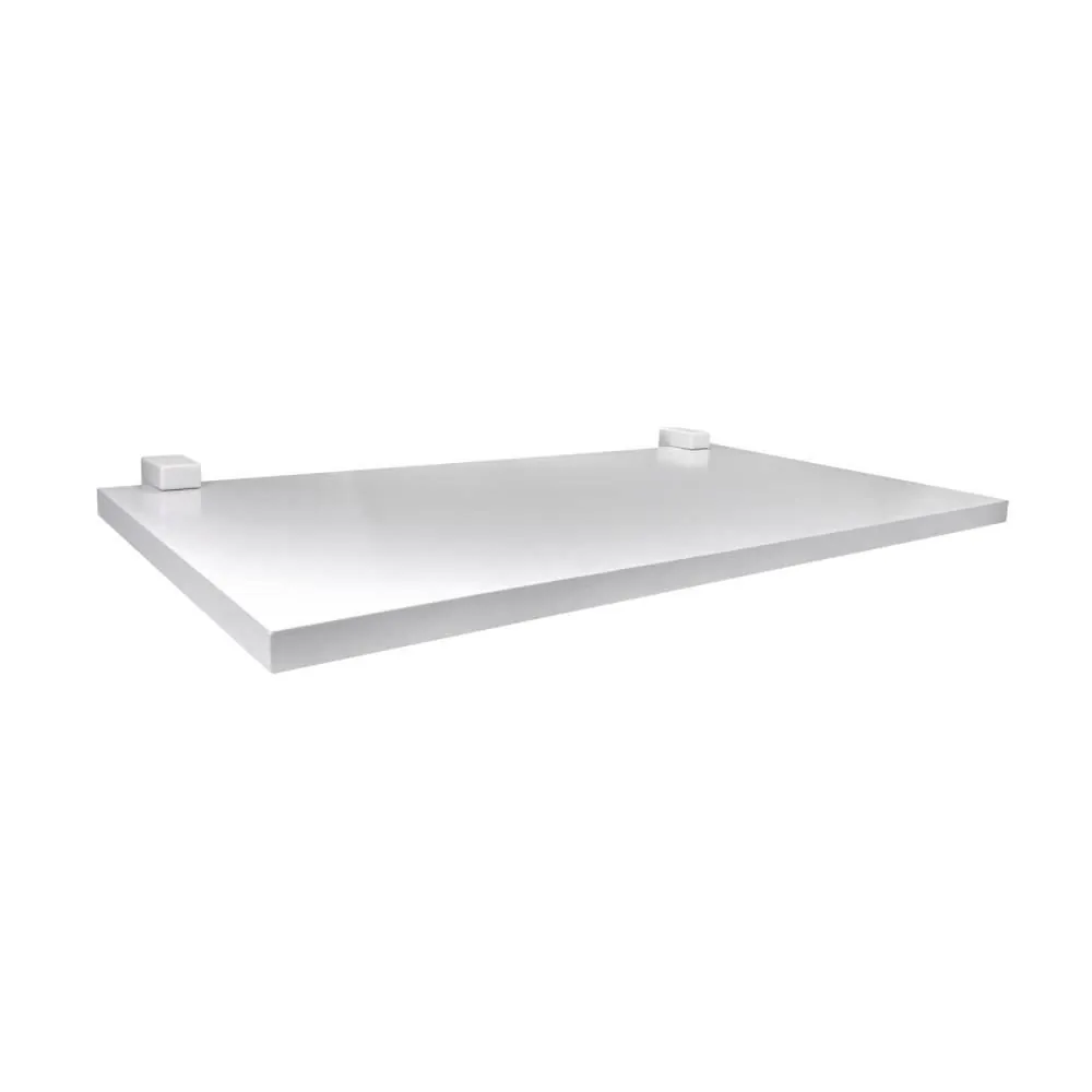 Kit 3 Prateleiras Brancas Versáteis 20X40cm Prat-K - Branco