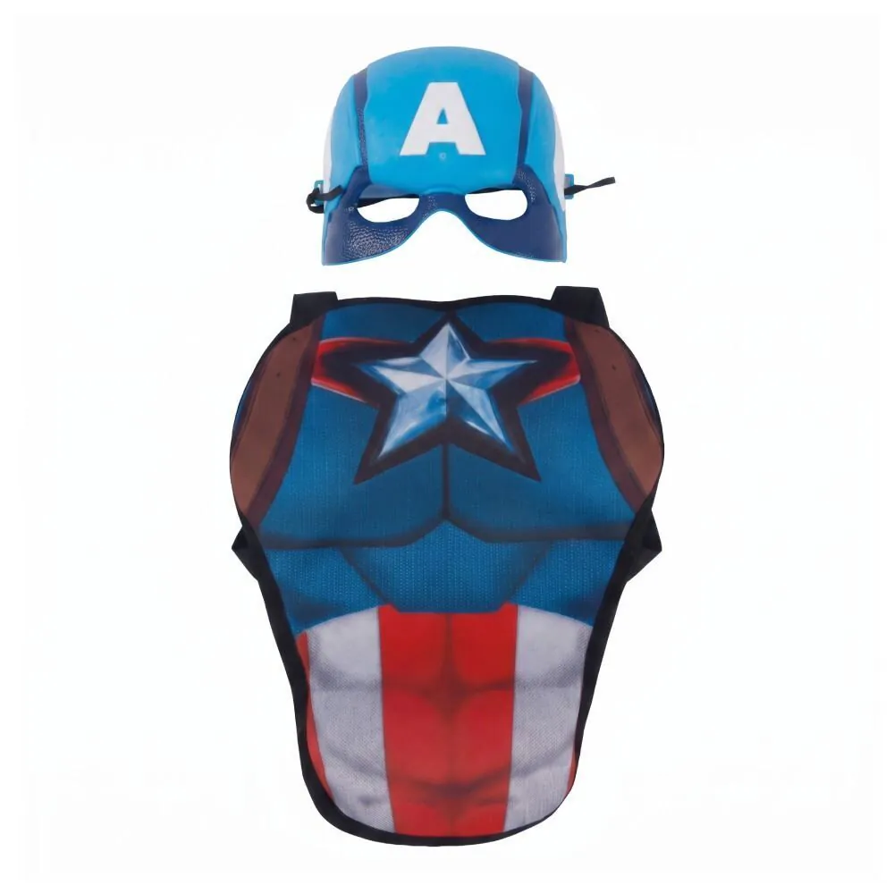 Kit Aventura Fantasia Infantil Capitão América Novabrink