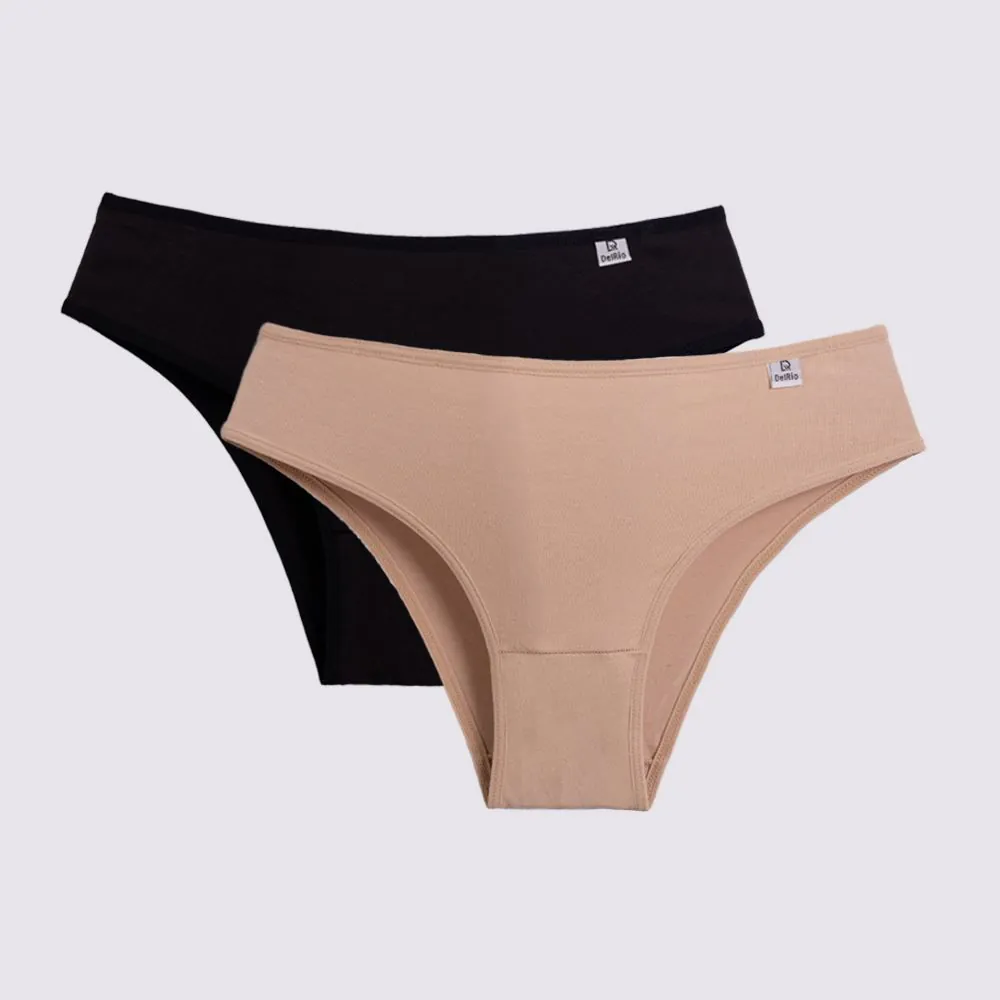 Kit Calcinha DelRio de Algodão com 2 Unidades D1