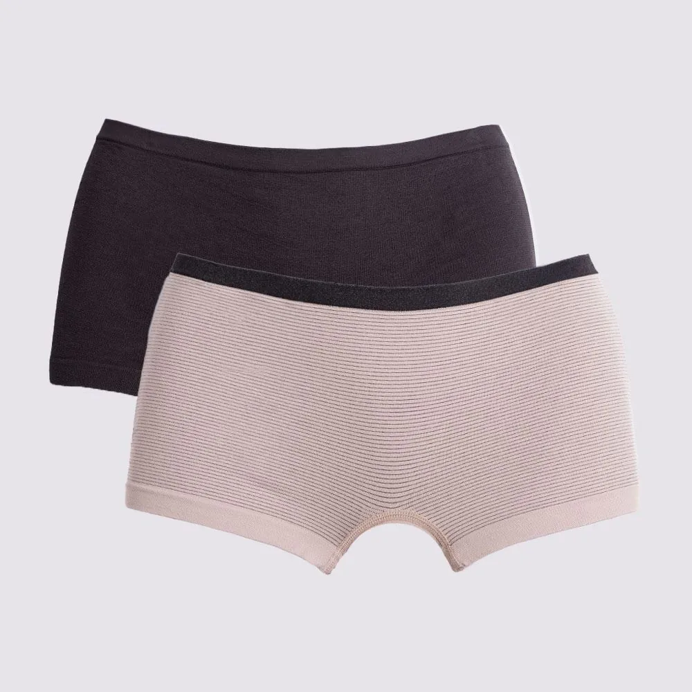 Kit Calcinhas Boxer com 2 Unidade Seamless DelRio D1