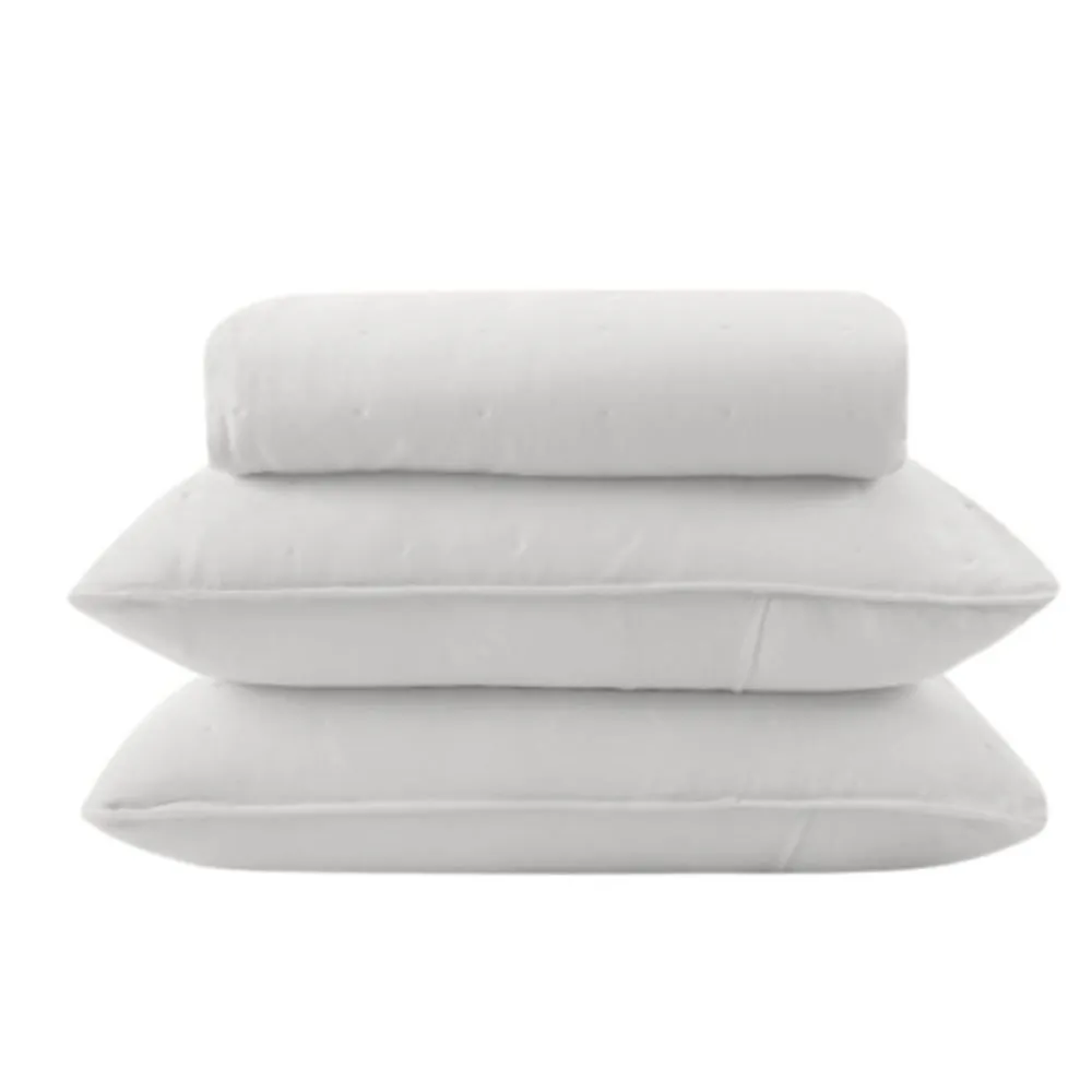 Kit Colcha Casal Elegance 3 pçs - Branco