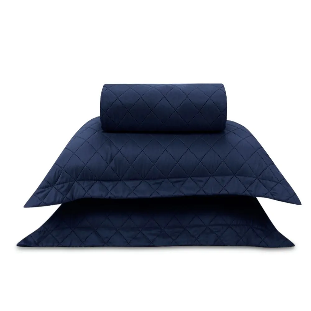 Kit Colcha King 3 Peças Versalhes/Napoli - Midnight Blue