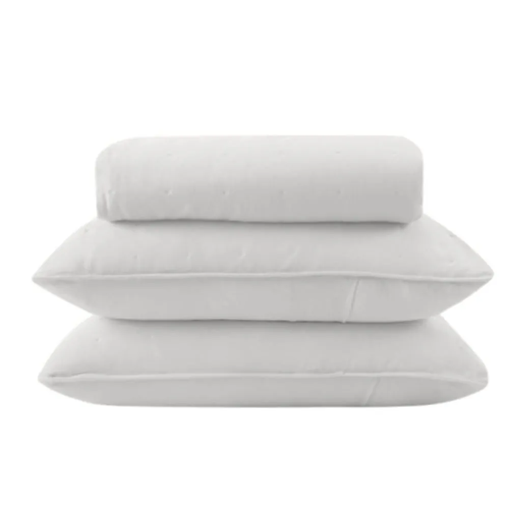 Kit Colcha King Elegance 3 pçs - Branco