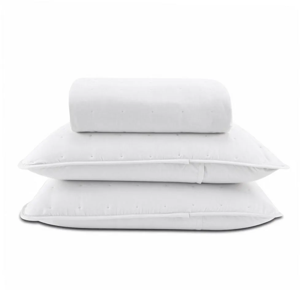 Kit Colcha Queen Elegance 3 pçs - Branco
