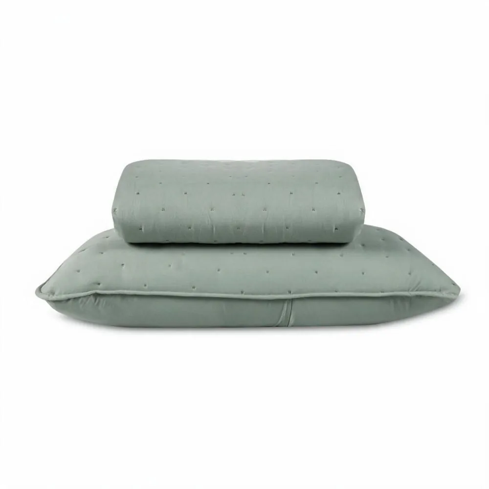 Kit Colcha Solteiro 2 Peças Lisa Elegance - Verde
