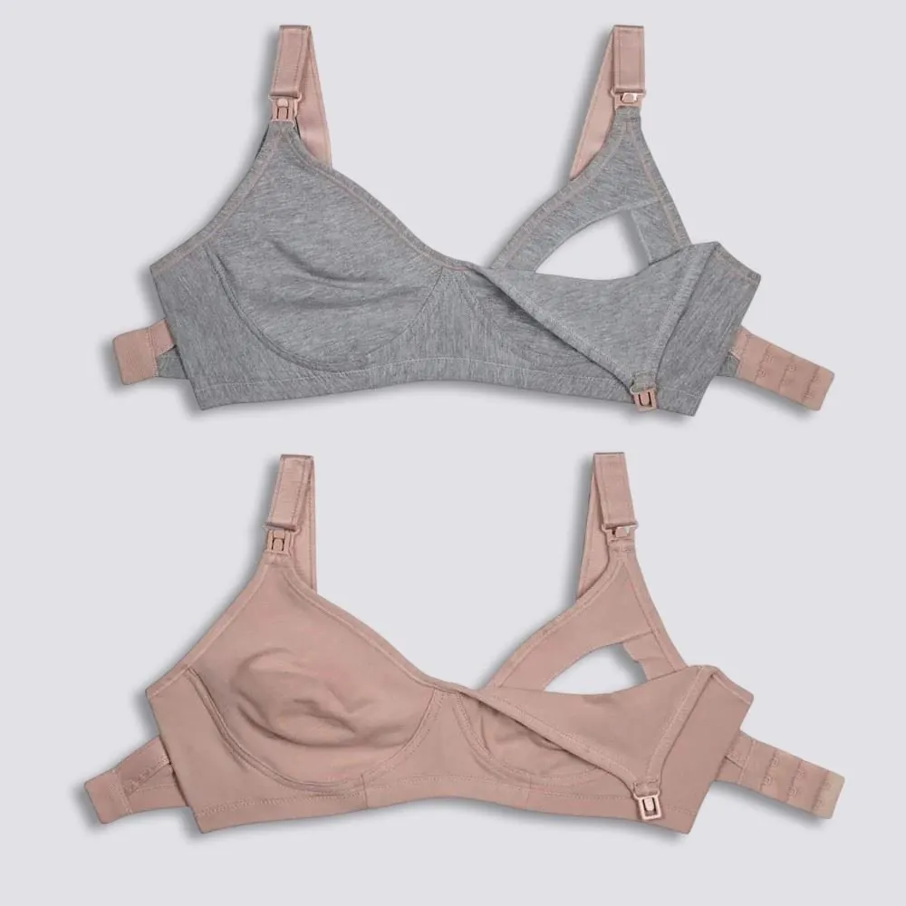 Kit com 2 Sutiãs Amamentação Duo DelRio A12