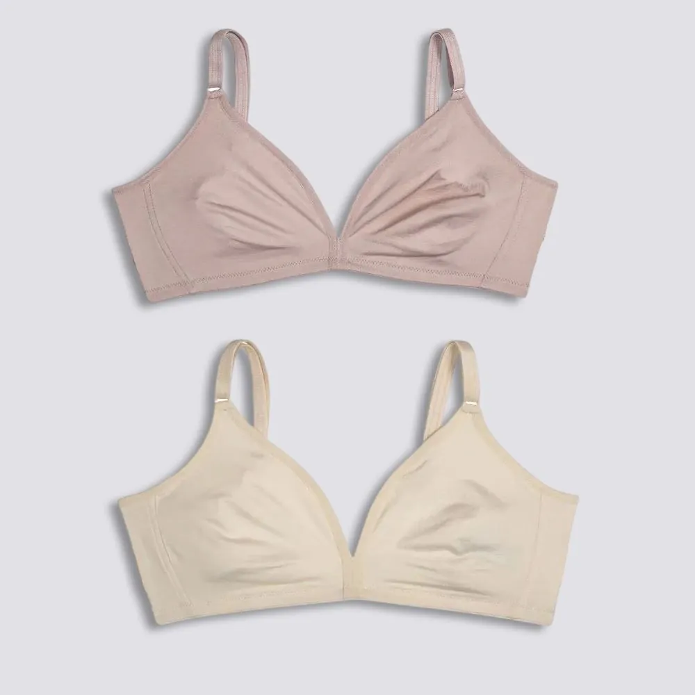 Kit com 2 Sutiãs sem Bojo Delrio Sortido K7