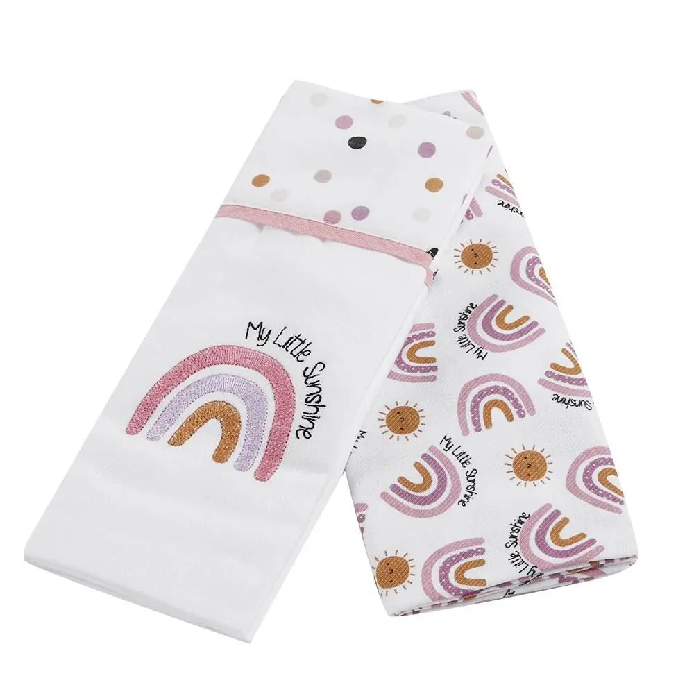 Kit Cueiro com 2 Peças 80X80 Cm Baby - Arco-Íris