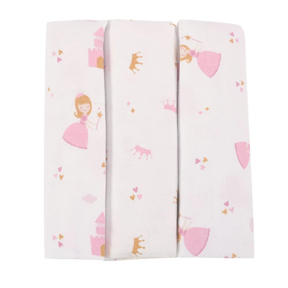 Kit Cueiro com 3 Peças 80X80 cm Baby - Princesa