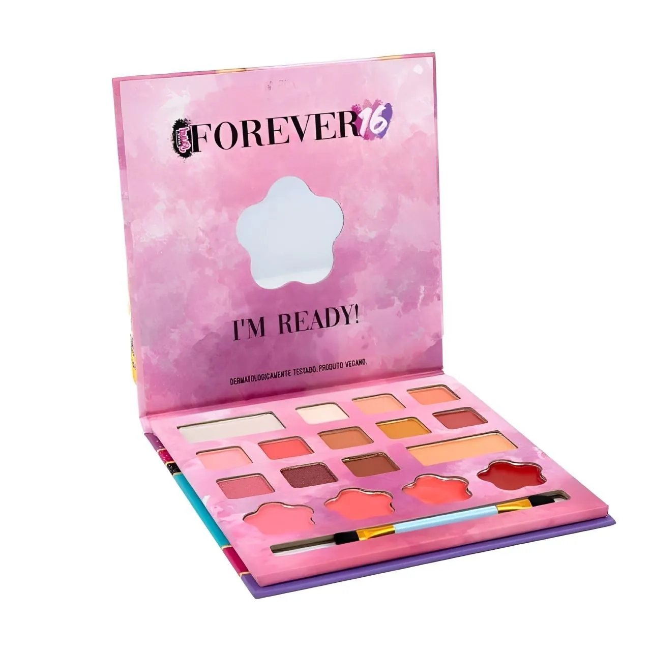 Kit de Maquiagem Forever 16 Makebrinq Polibrinq - MK86