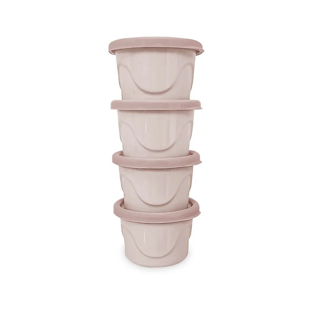 Kit de Potes Infantis 125Ml 4 Peças - Linho