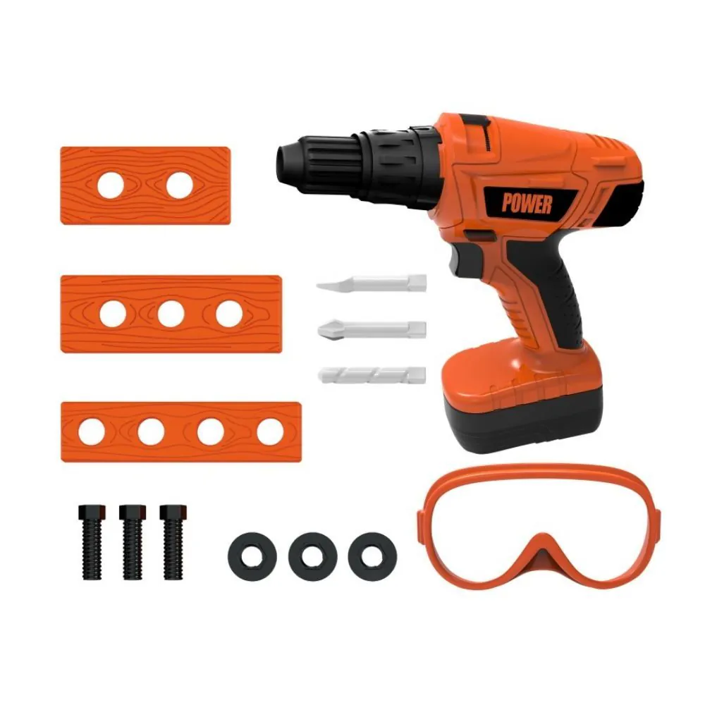Kit Infantil Furadeira Elétrica Toys - ST82822