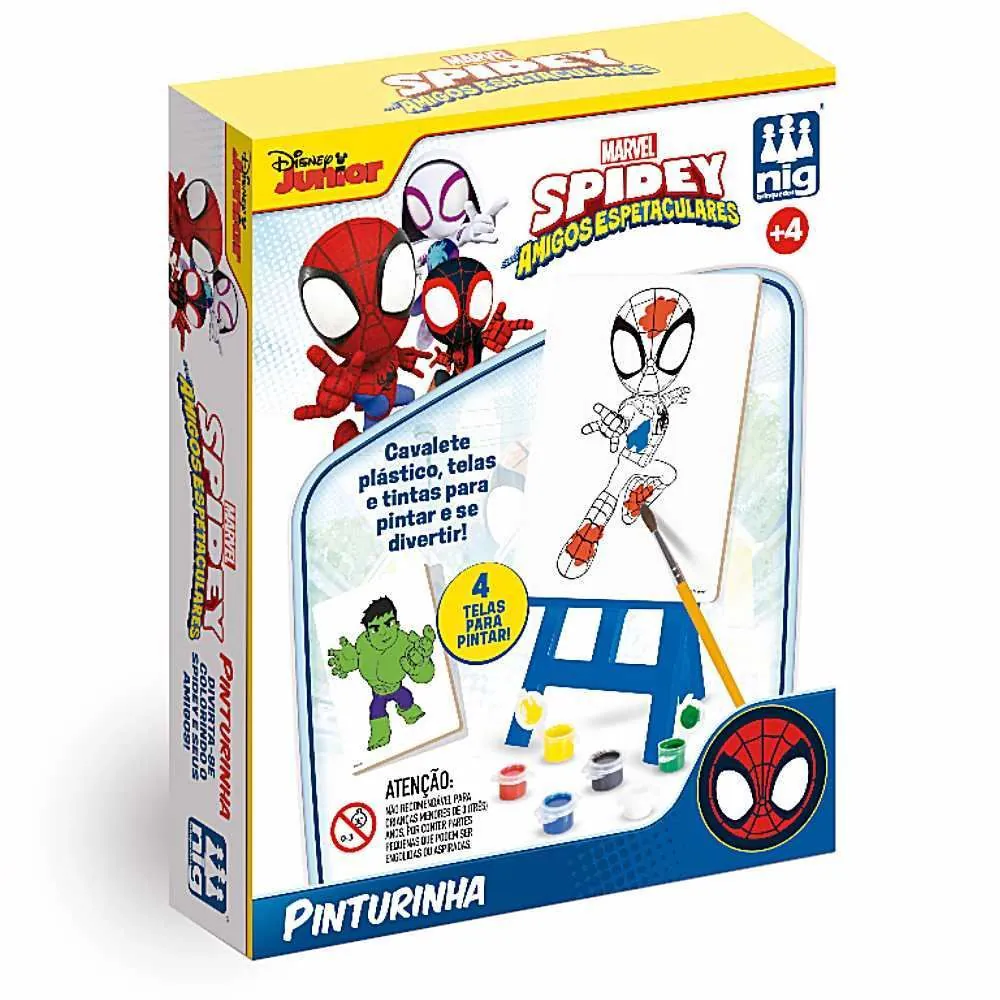 Kit Pintura Spidey Marvel Nig Brinquedos