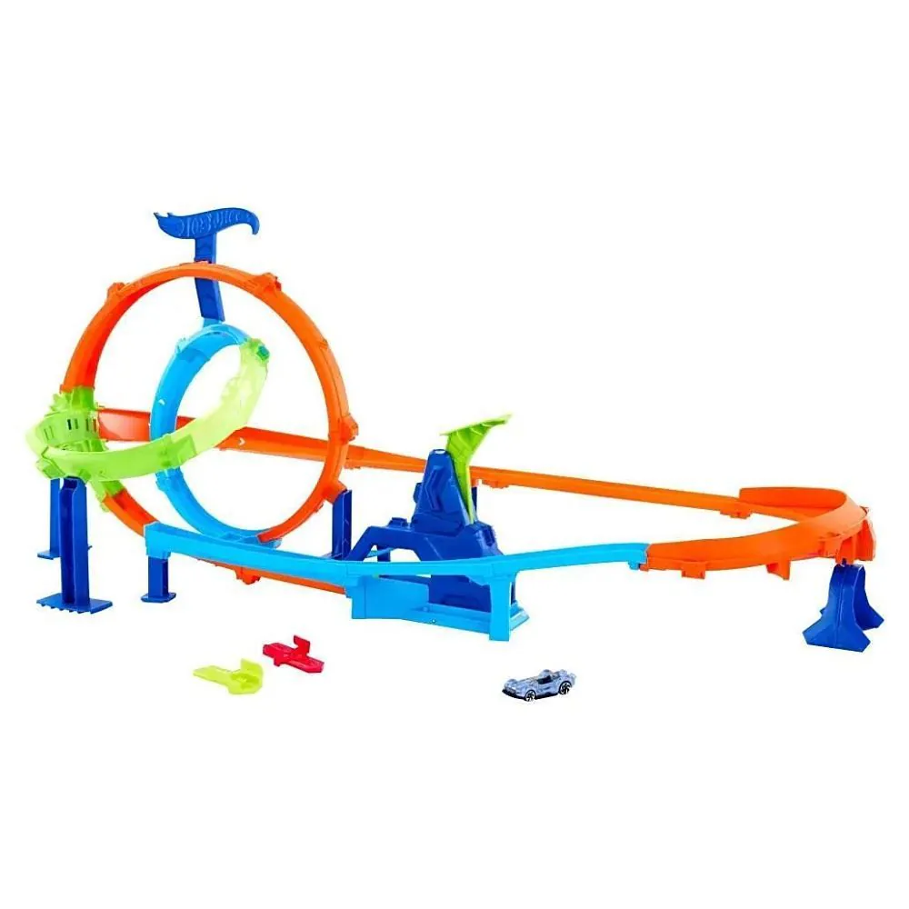 Kit Pista Hot Wheels Action Lança e Bate Mattel