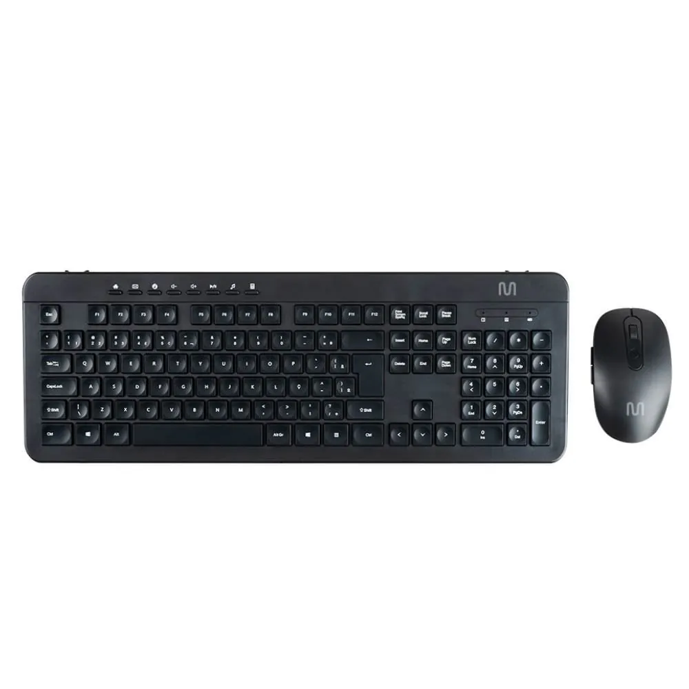 Kit Teclado e Mouse Sem Fio Multi Tc250 - Preto