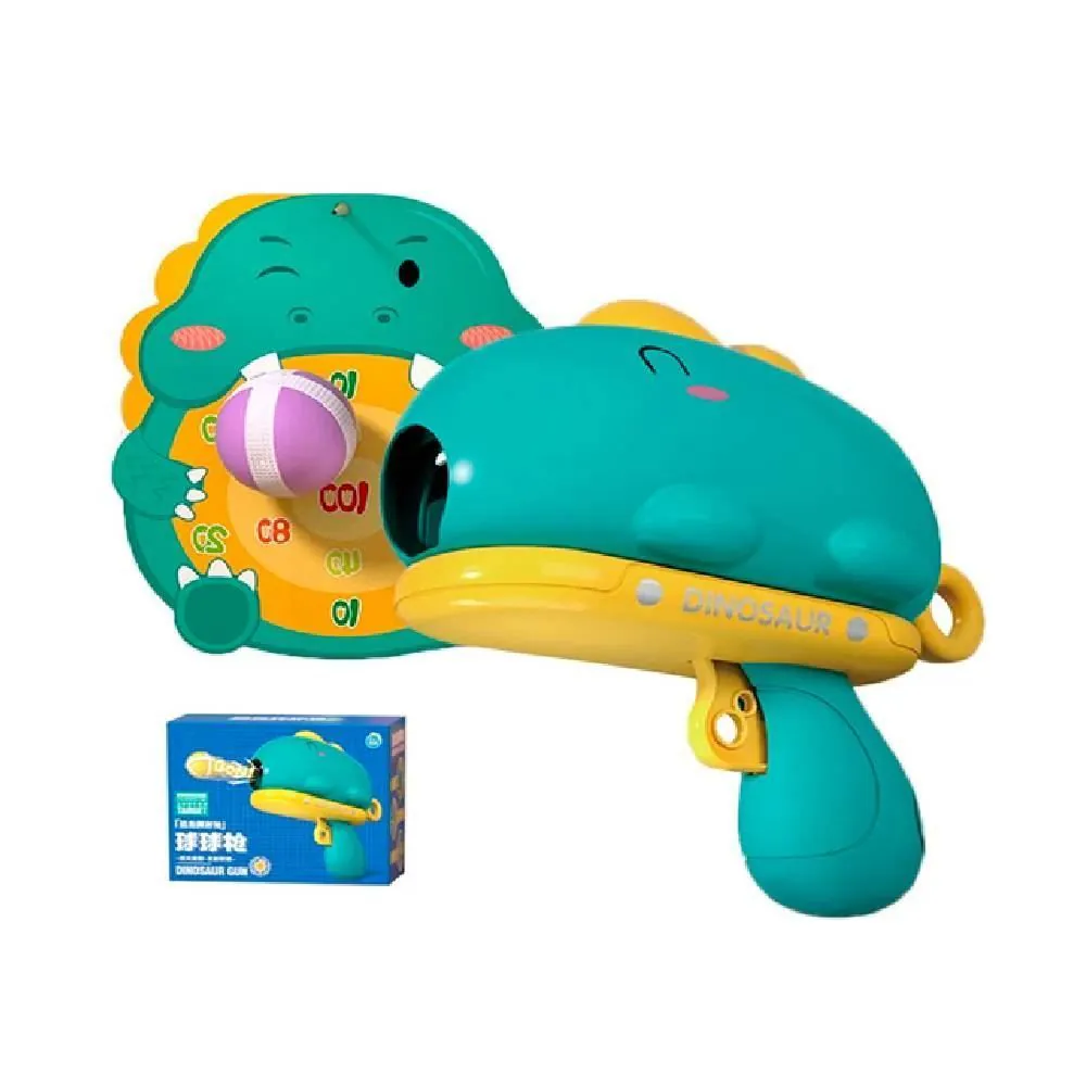 Lançador Bolinha Dinossauro Toys - HBR0786